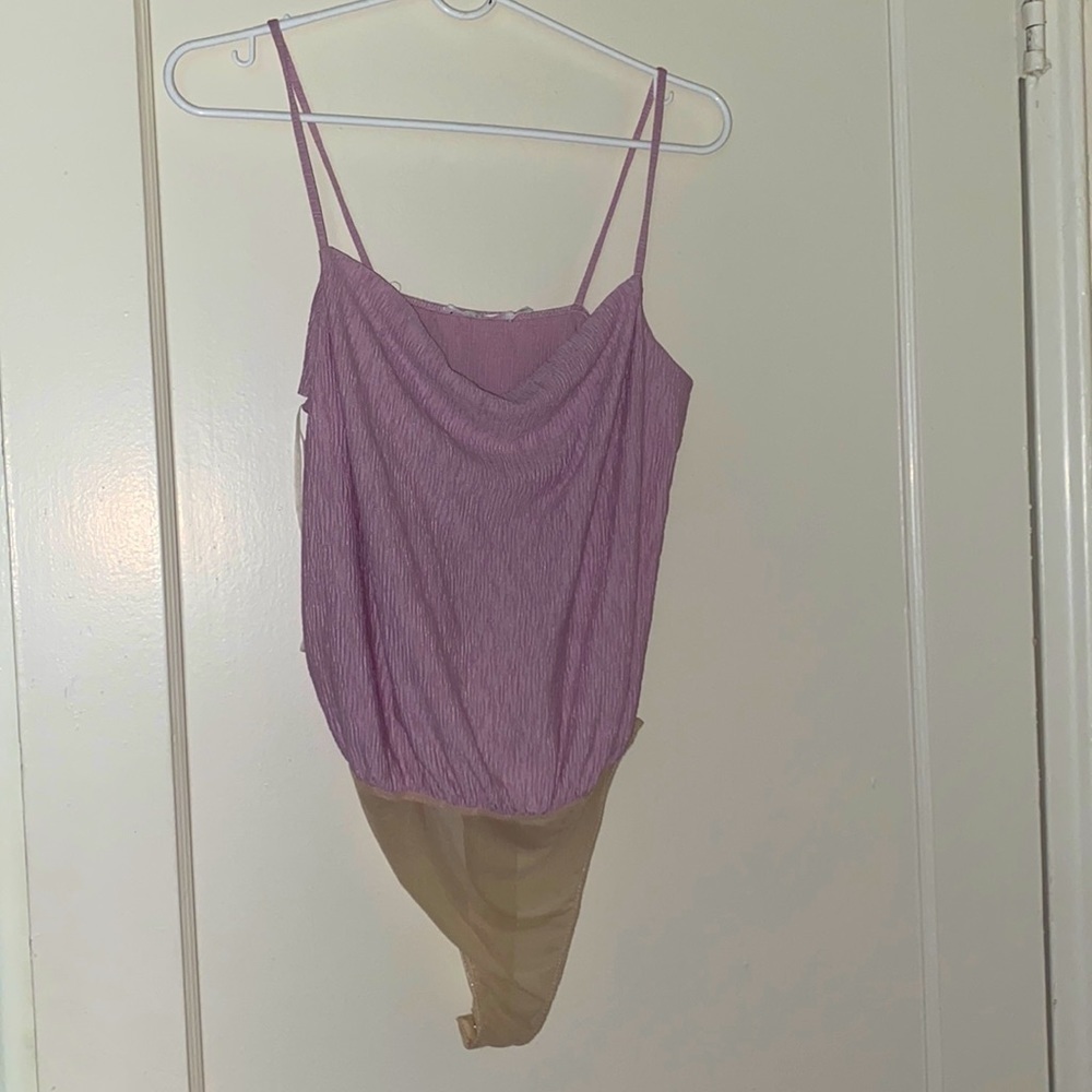 NWOT lush lavender bodysuit size: S